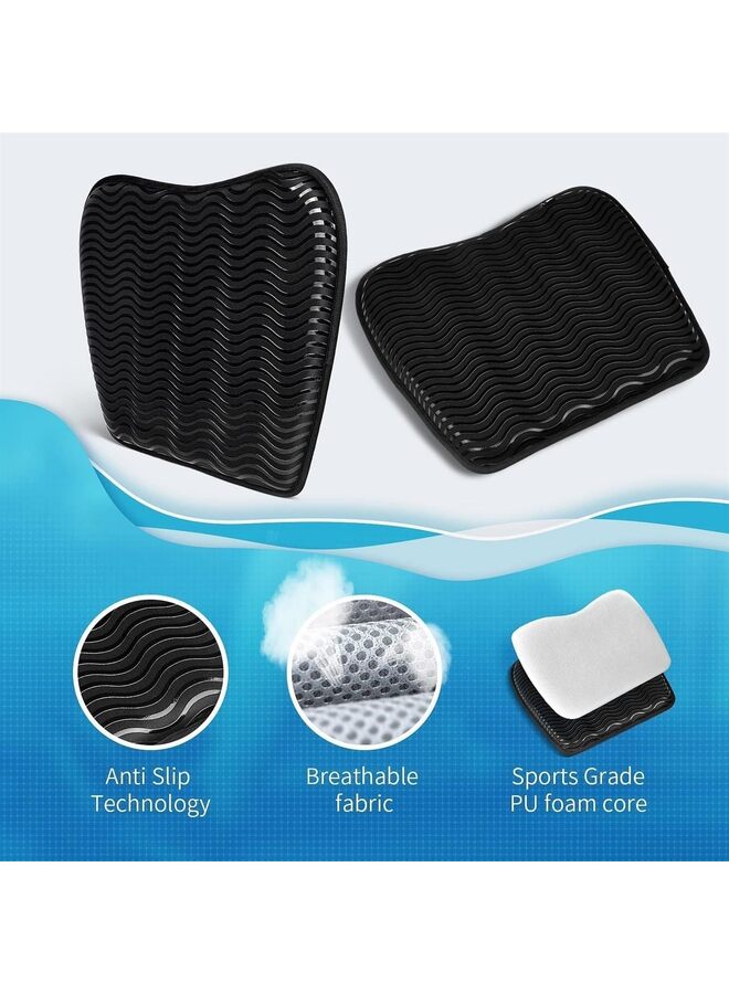 يُسلِّم وسادتان مانعتان للانزلاق لمقعد الكاياك، مثالية للجلوس في قوارب الكاياك، وقوارب الكاياك القابلة للنفخ، والزوارق، والقوارب. ملحقات مريحة لقوارب الكاياك المخصصة للصيد، وقوارب الكاياك البحرية، وقوارب الكاياك التي تعمل بالدواسات، وغيرها. - Image 5